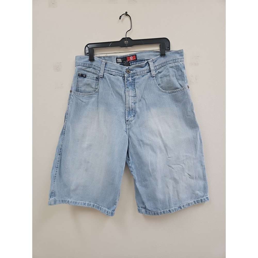 Y2K Southpole 36 Jean Shorts Mens Baggy Hip Hop Y2K Skater Vintage